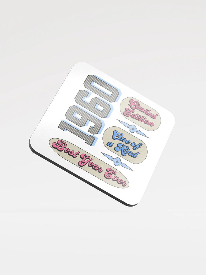 Best Year Ever 1960 Limited Edition Cork Coaster Set product image (1)