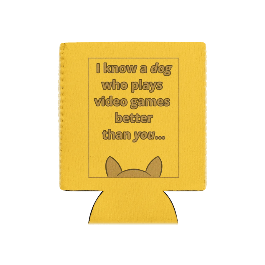 Doopsters - I know a Dog Gamer - Can coozie product image (1)