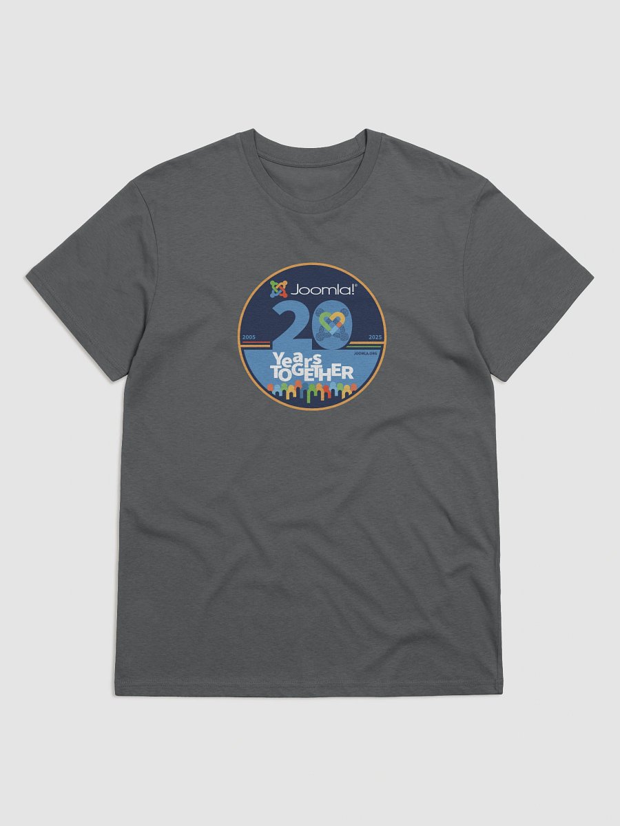 Joomla 20th Anniversary Edition<br /> — Unisex Organic Cotton / Colour — product image (5)