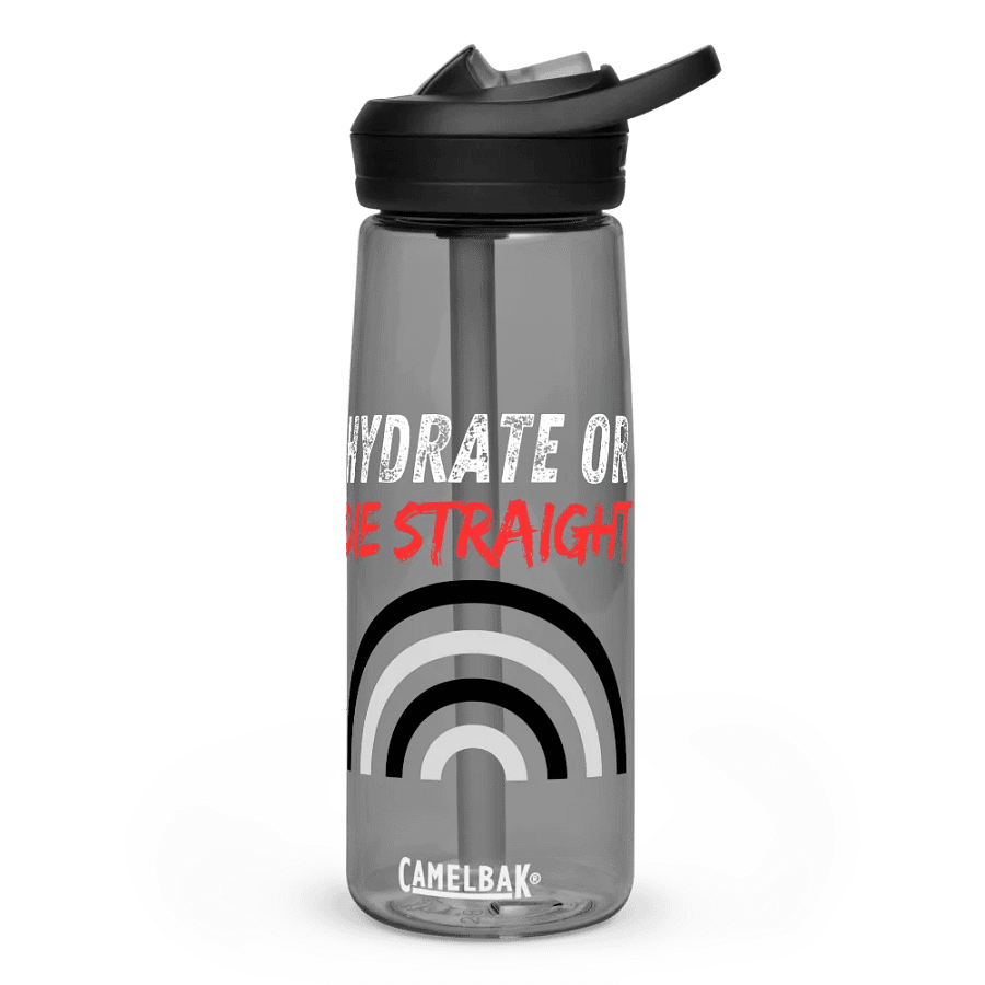 Hydrate or Die Straight Sports Water Bottle product image (1)
