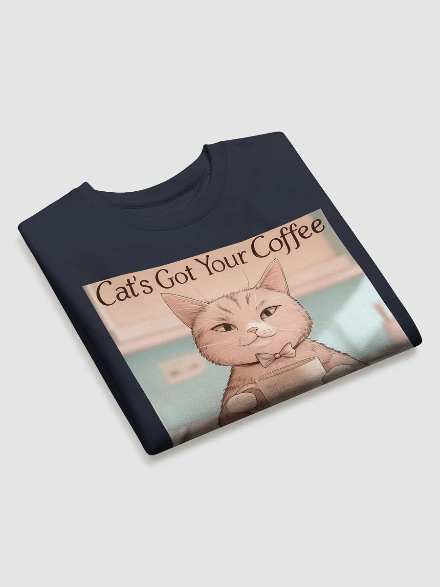 Cat Coffee Charm Premium Sweatshirt product image (19)