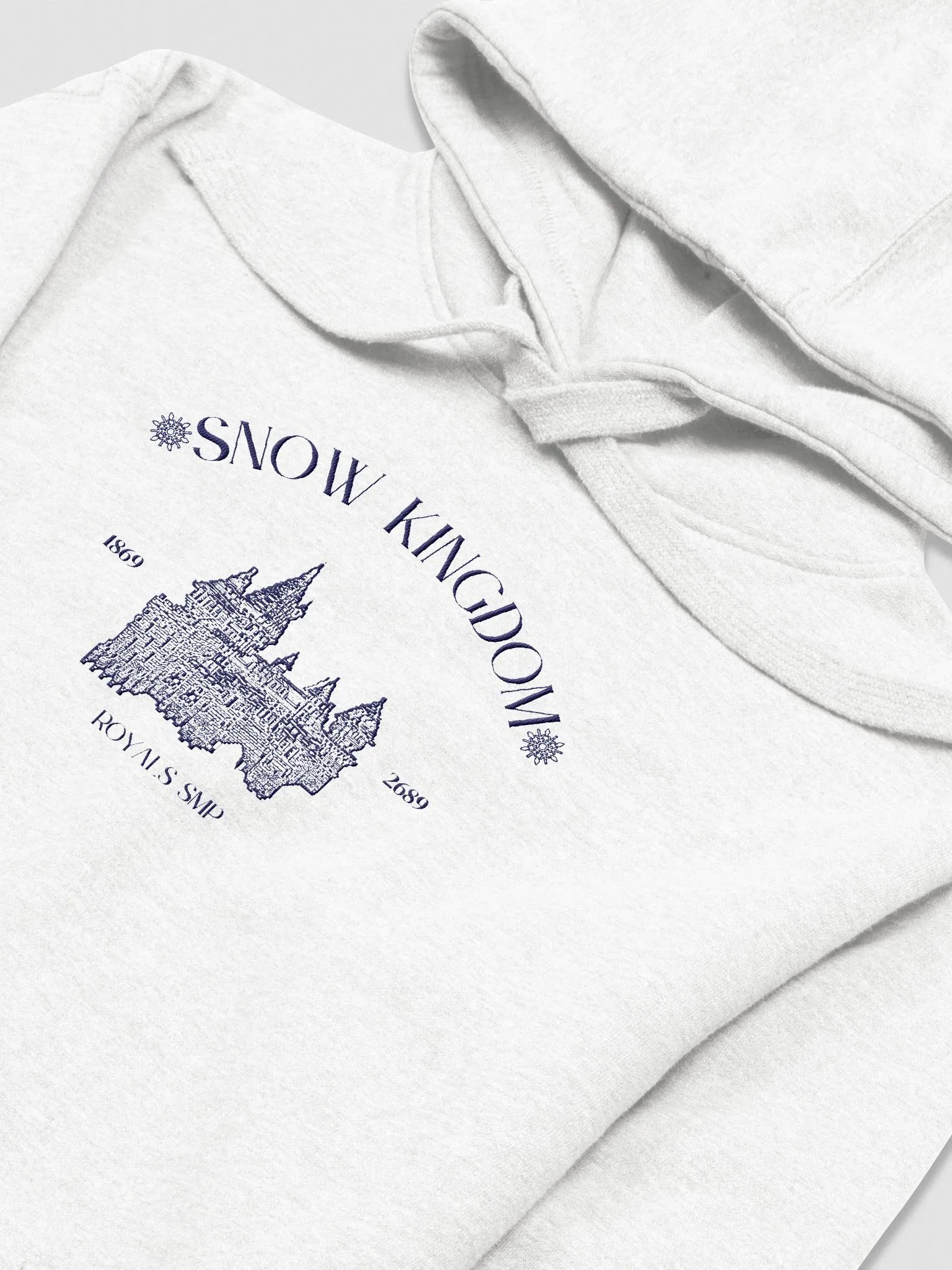 Snow Kingdom Embroidered Hoodie - Royals SMP product image (1)