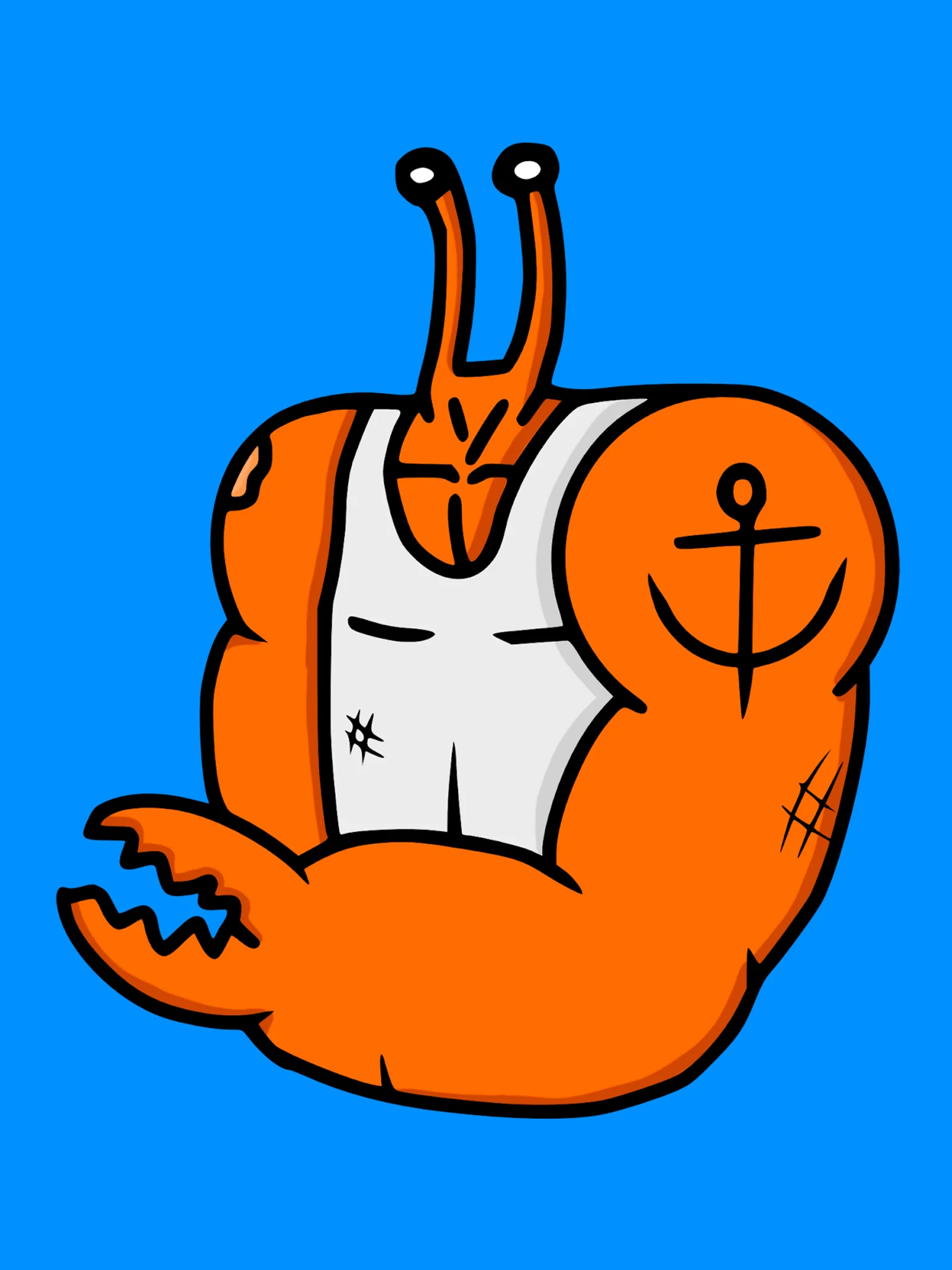 Buff Crab Sticker product image (1)