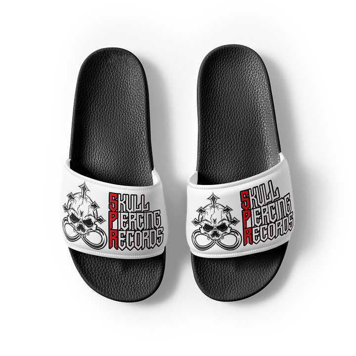 Skull Piercing Records Men's Slides product image (1)