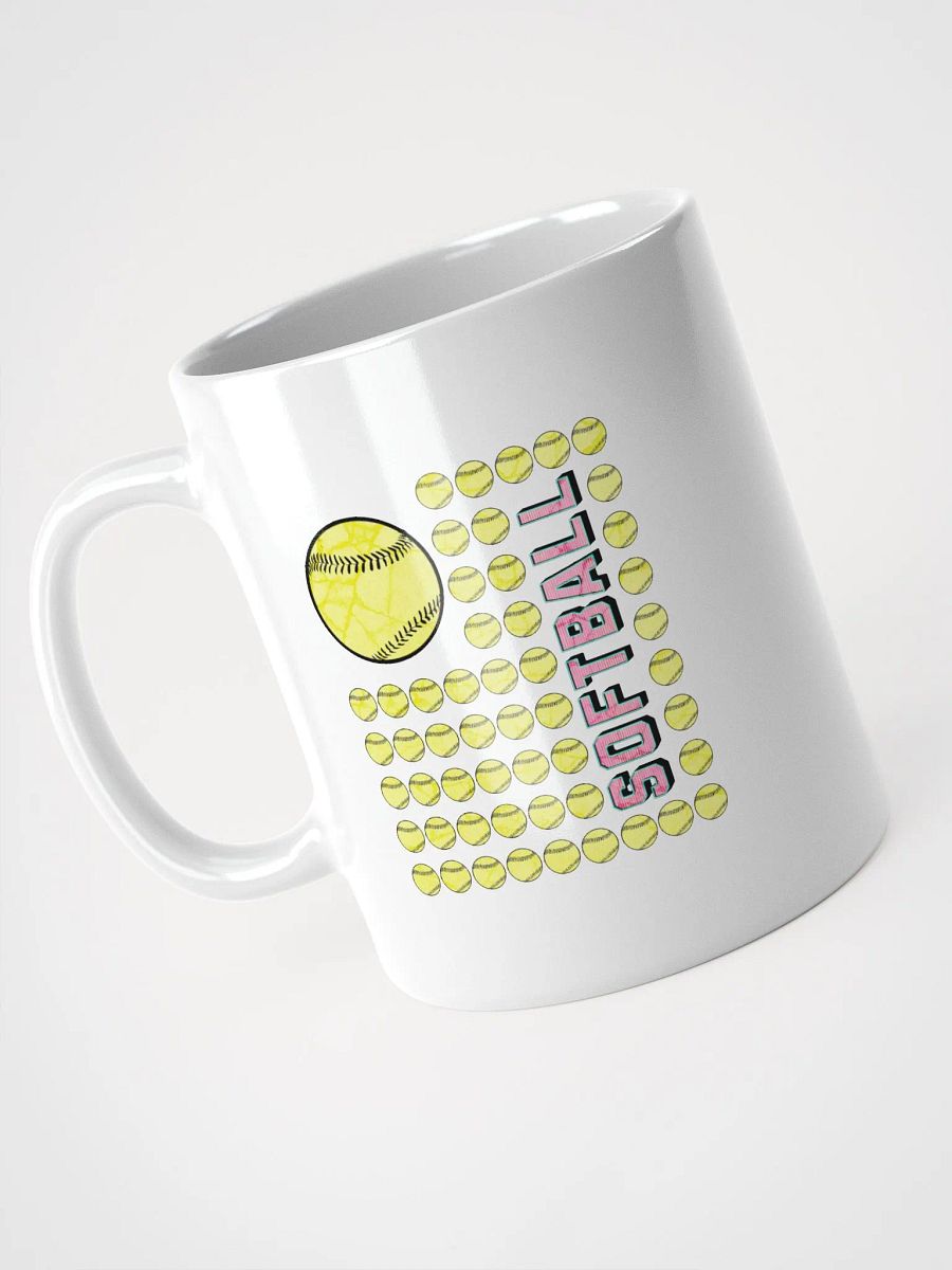 US Flag Softball Vibrant Pattern Mug product image (2)