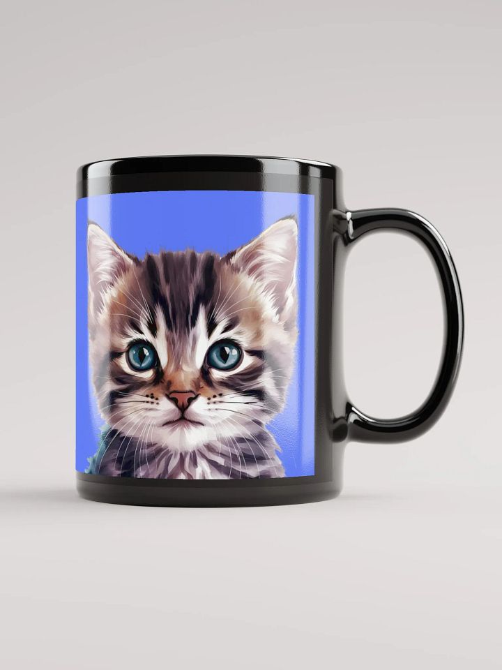 Cat Mug Neon Blue product image (1)