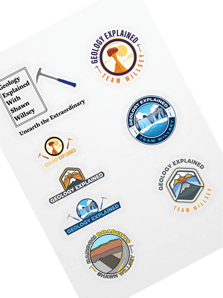 Geology Explained Sticker Sheet #3 product image (1)