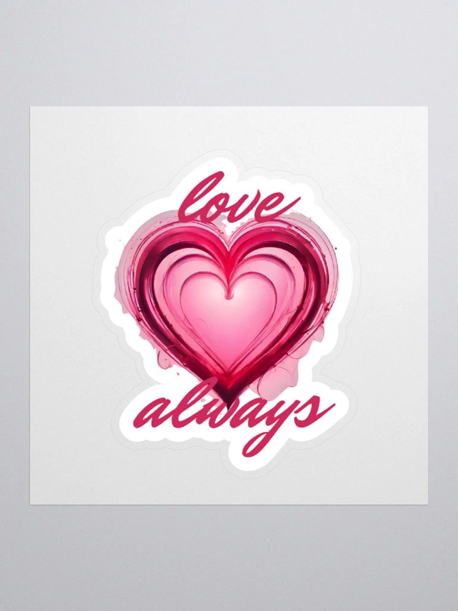 Love Always Valentine Sticker product image (2)