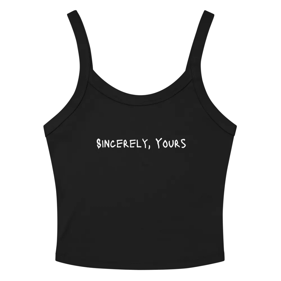 Sincerely, Yours Logo Tank Top product image (2)