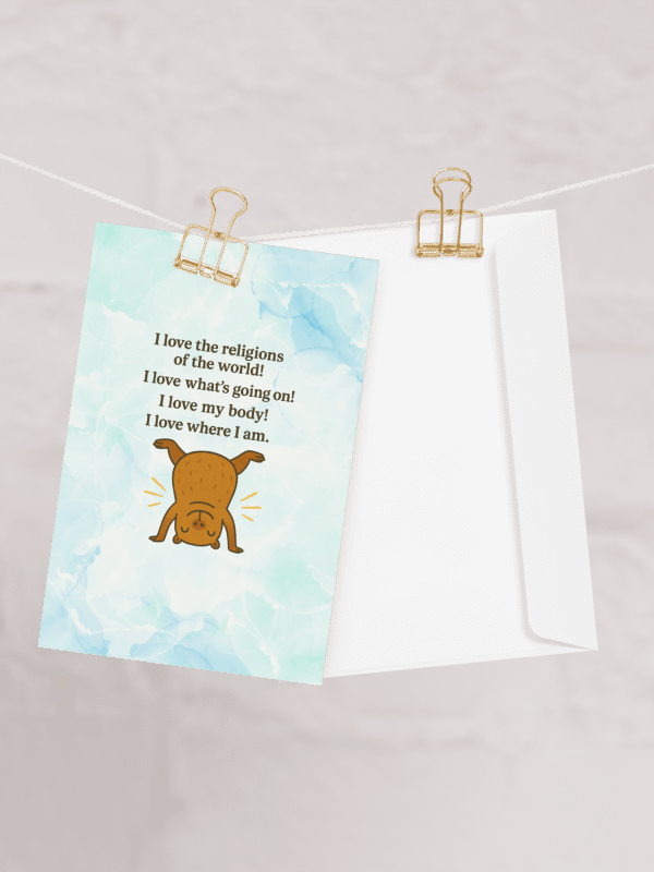I Love The Religions Cappy - Card product image (3)