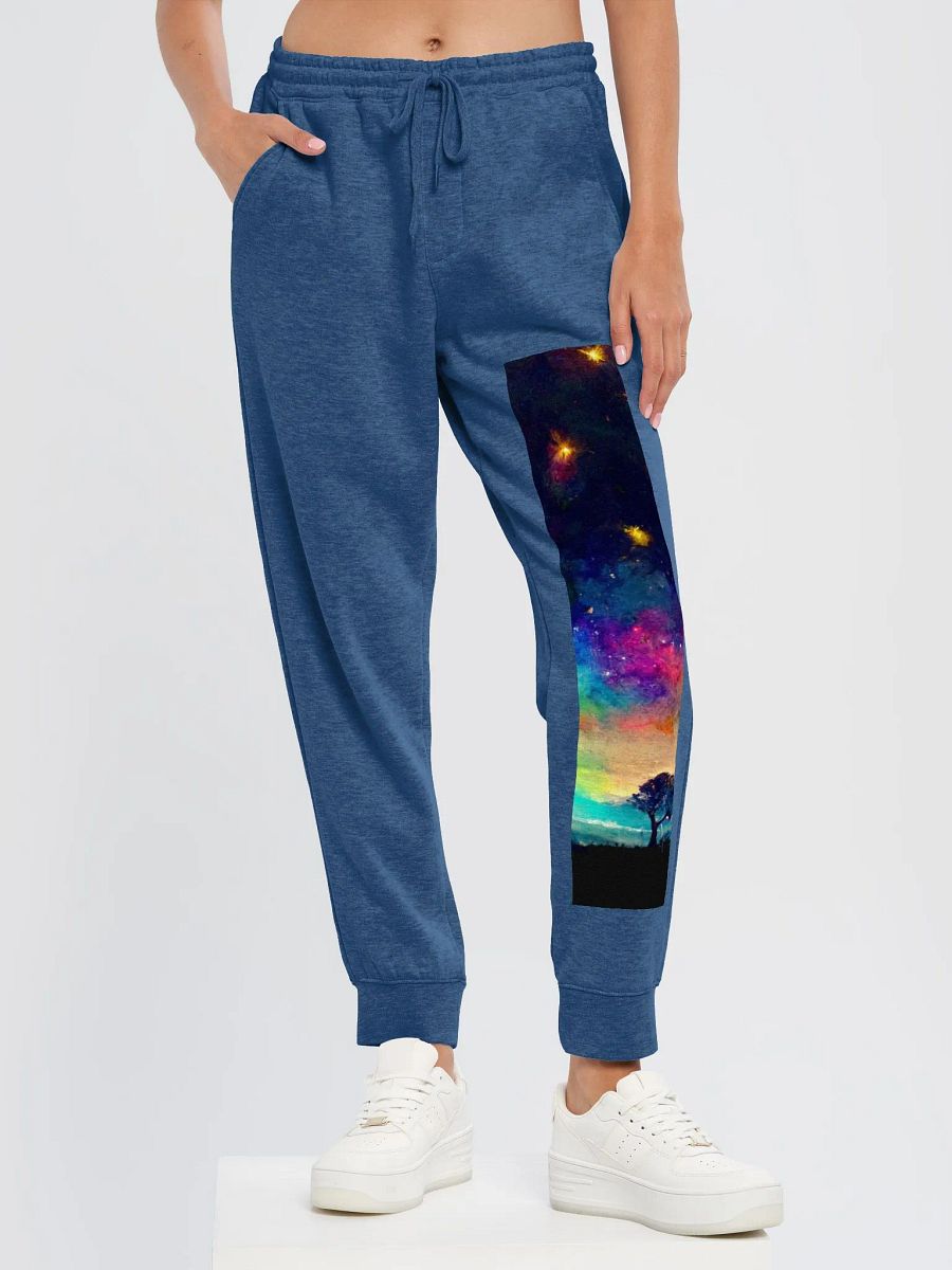 Starry Night Sky Fleece Joggers product image (6)