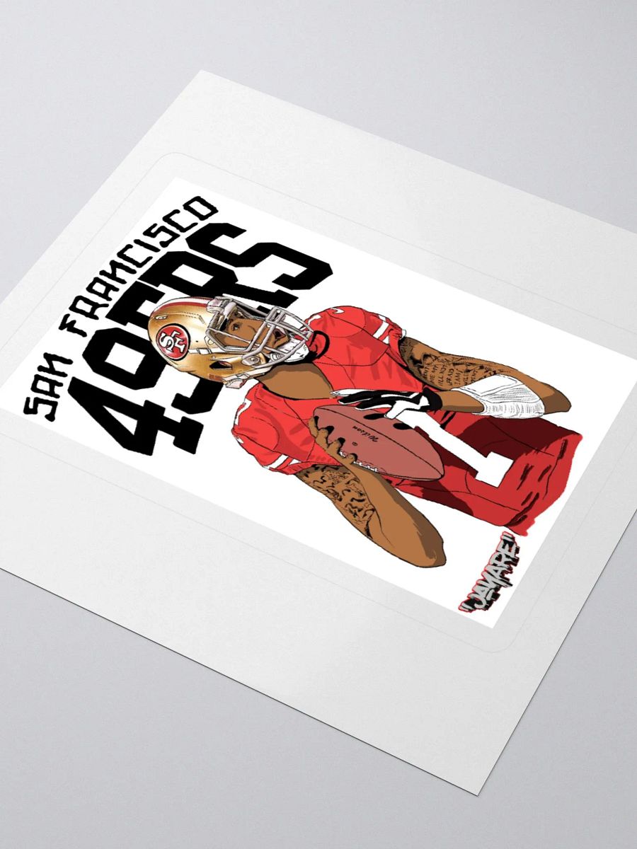49ers Kaepernick Sticker #2 product image (3)
