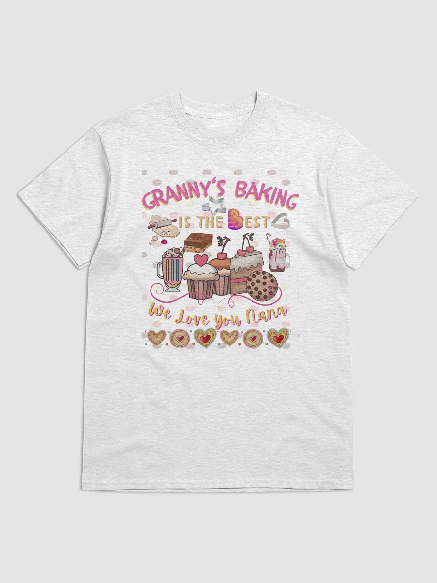T shirt grandma depicting ‘Granny’s baking  is the best” We love you nana.   Perfect gift from grandchildren, product image (1)