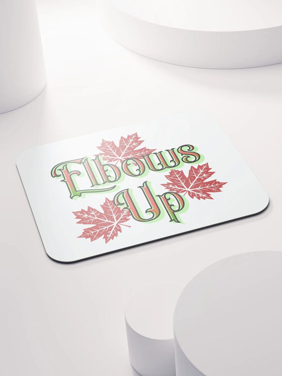 Elbows Up Maple Leaves Canada Mouse Pad product image (4)