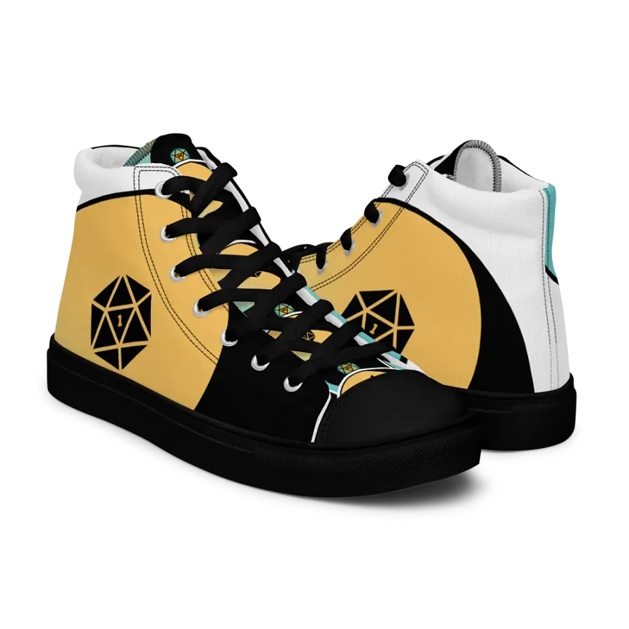 d20 Yin Yang Gradient Hi-Tops product image (9)