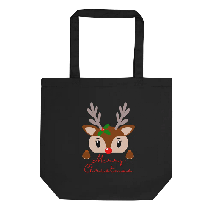 Merry Christmas Reindeer Eco Tote product image (1)