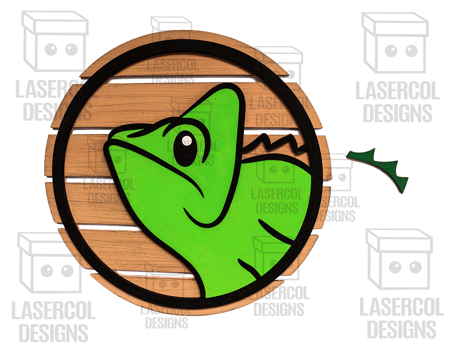 Animals DIY Paint Kit Puzzle Set 4 - Laser Cut Files product image (6)