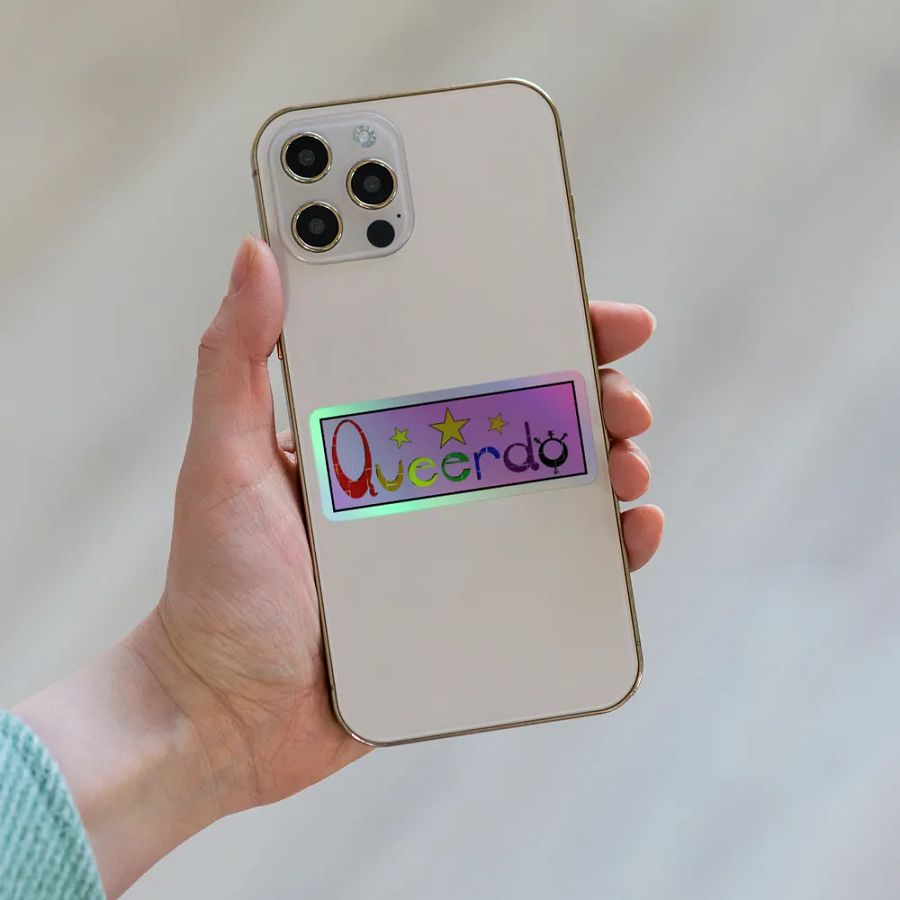 Queerdo Holo Sticker product image (8)