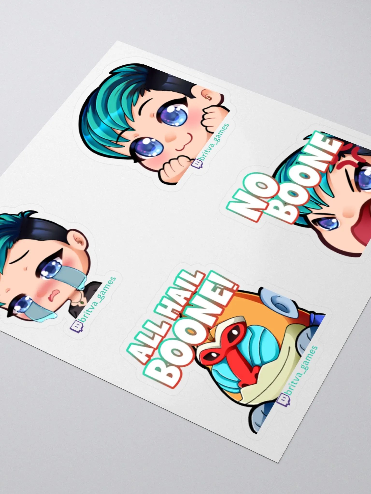 Emote Sticker Sheet 4 (4 stickers) product image (3)