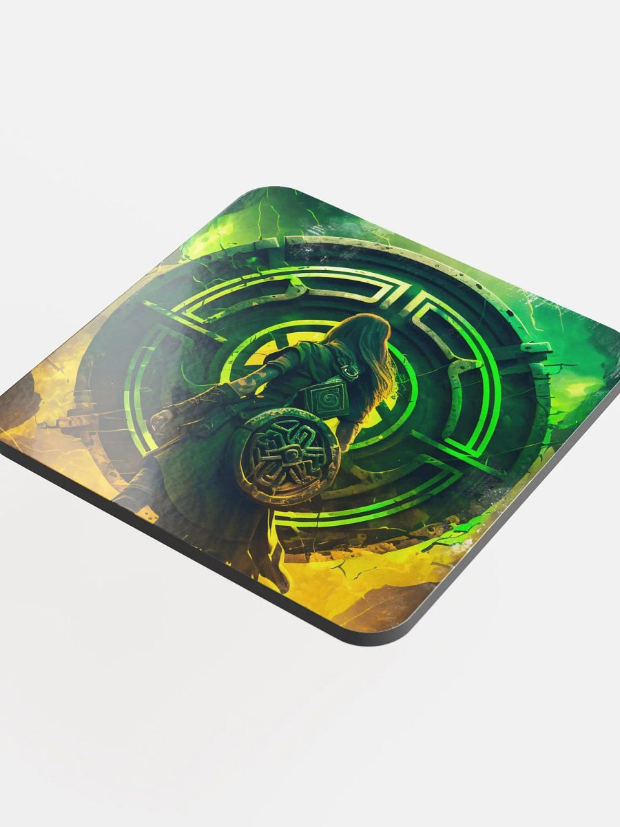 Celtic Glossed Cork Coaster product image (4)