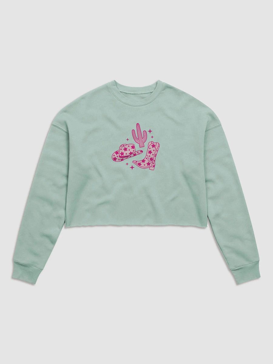 Star Cowgirl Women's Fleece Crop Sweatshirt product image (14)