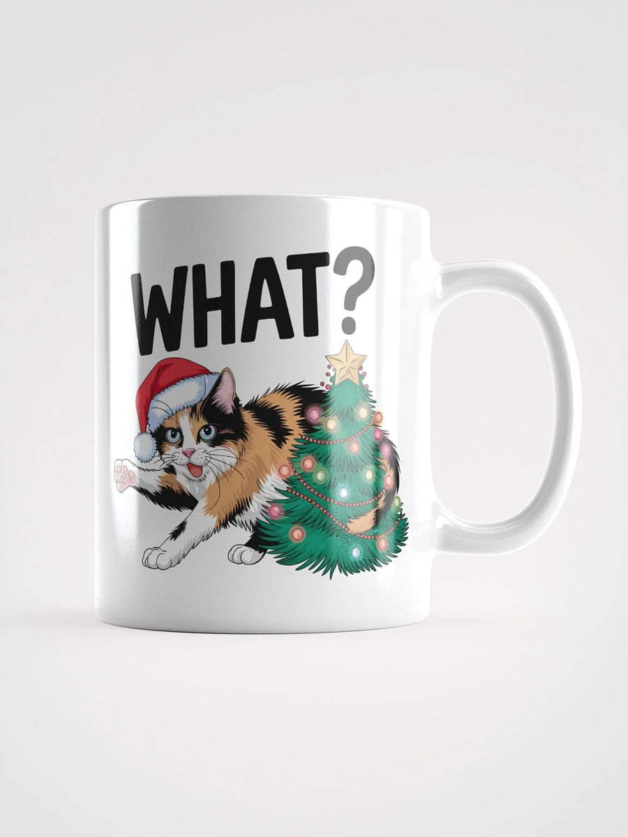 Sassy Cat And The Christmas Tree Mug product image (1)