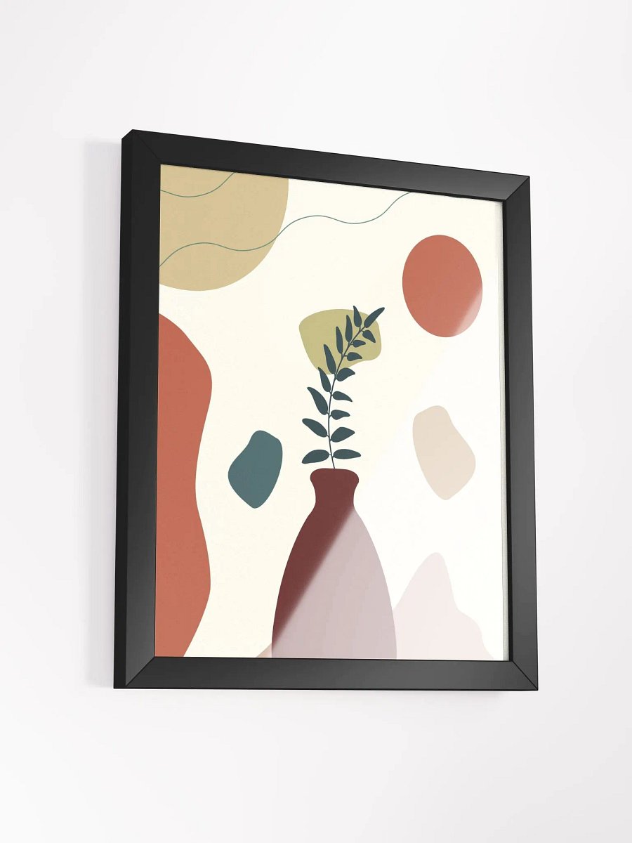 Minimalist Vase & Branch Framed Poster product image (39)