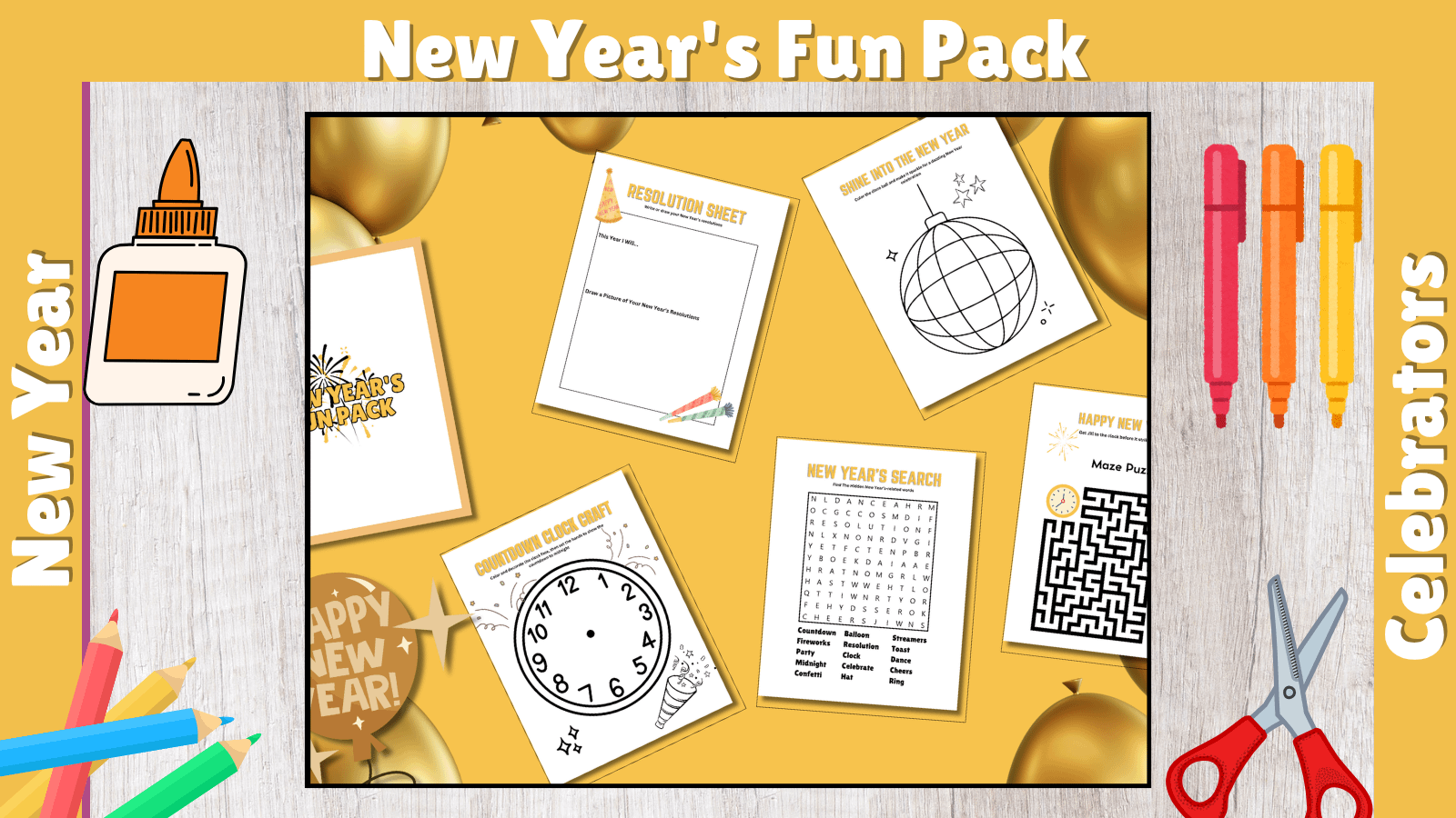 Holiday Fun Packs for Kids | 20 Holiday Activity Sheets product image (6)