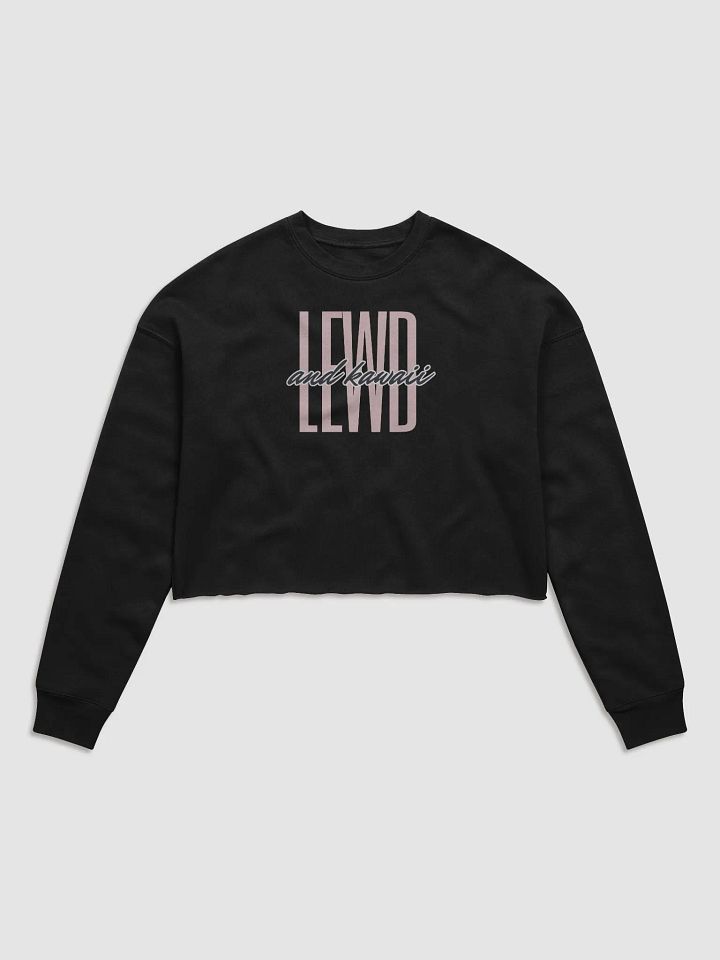 Lewd and Kawaii Cropped Sweater product image (1)