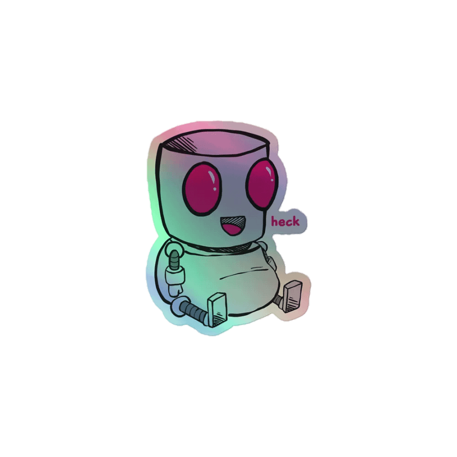 Heck Sticker Holographic product image (1)