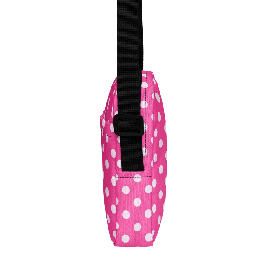 Pink Polka Dot Crossbody Bag product image (7)