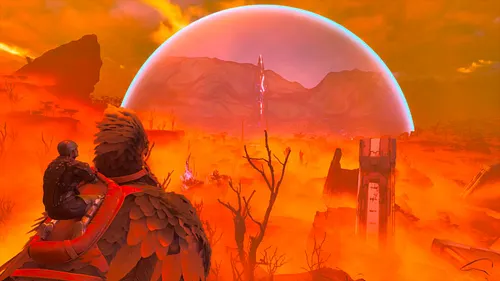 🦅✨ A Survivor’s View ✨🦅 

Perched atop their mighty Argentavis, a survivor gazes over the vast, misty landscape of Extinction...