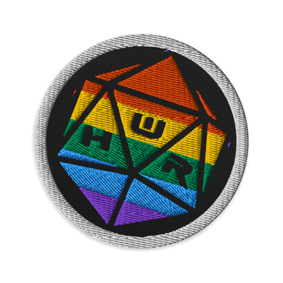 How We Roll d20 Pride Patch product image (1)