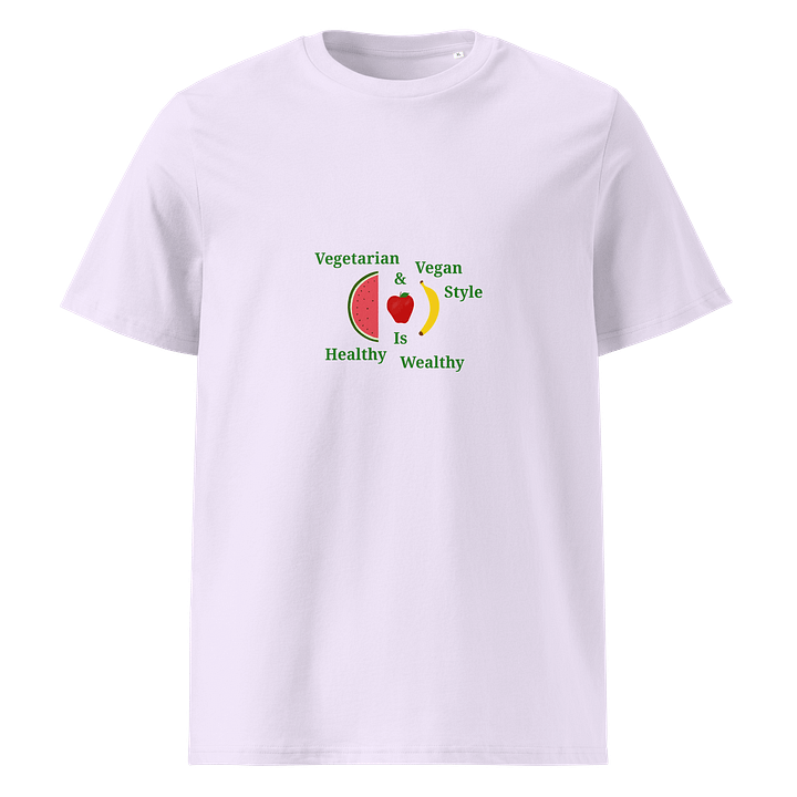 Healthy Wealthy Vegetarian & Vegan Tee product image (1)