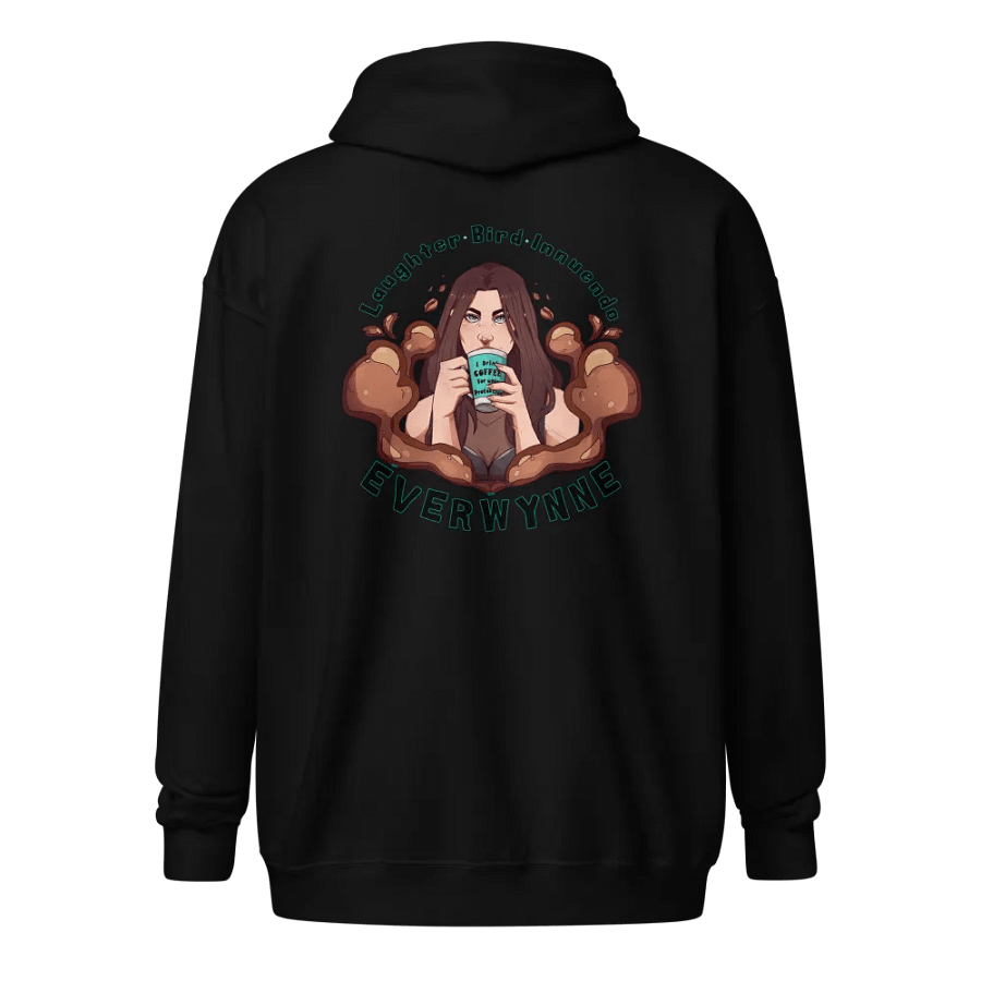 Cozy Chaos Crew Laughter * Bird * Innuendo Zip-up Hoodie product image (1)