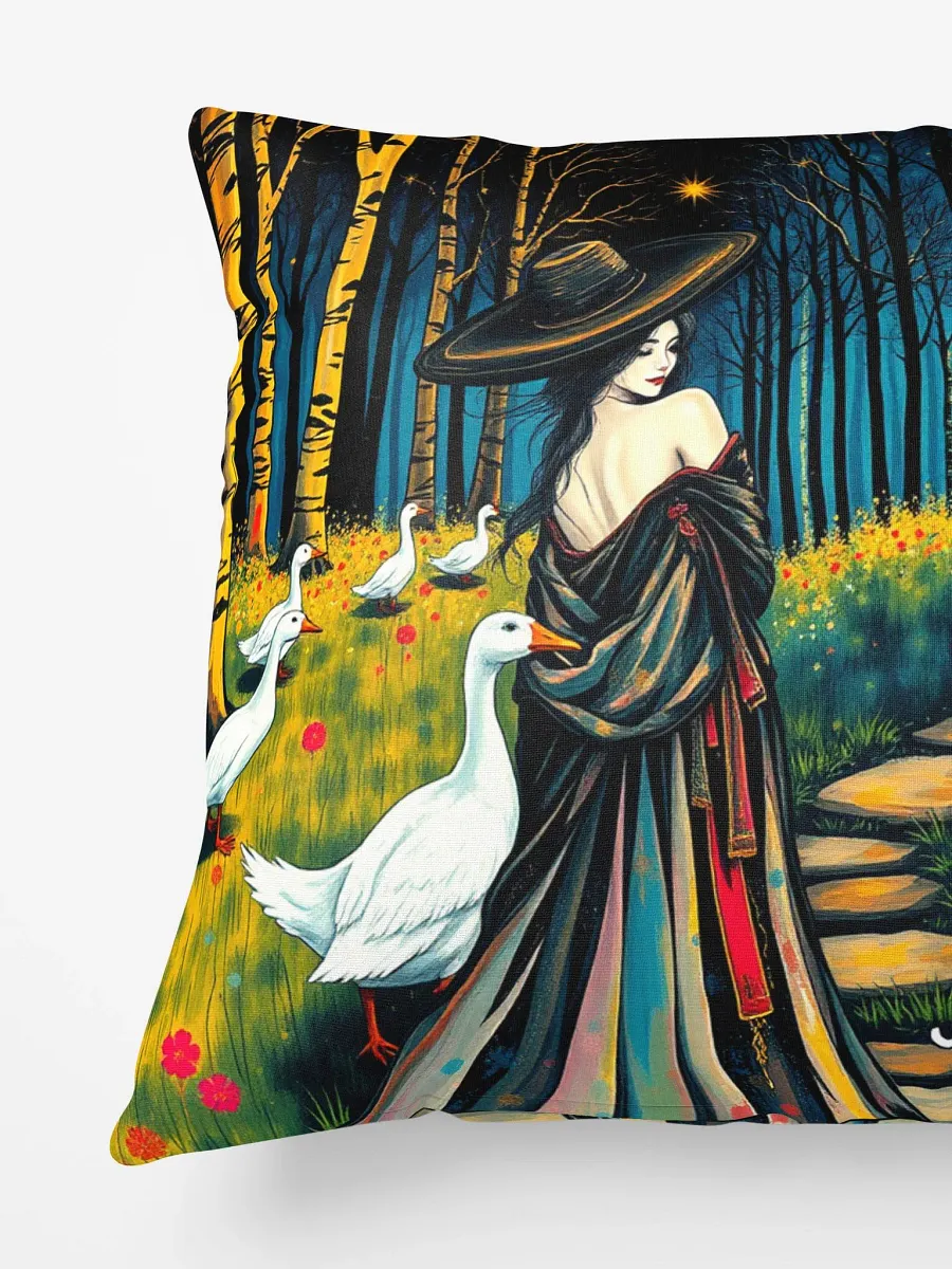 goose lady vintage, Cozy Dreams All-Over Pillow product image (5)