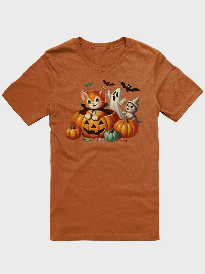 Kittens and Ghost Supersoft Halloween T-Shirt product image (2)