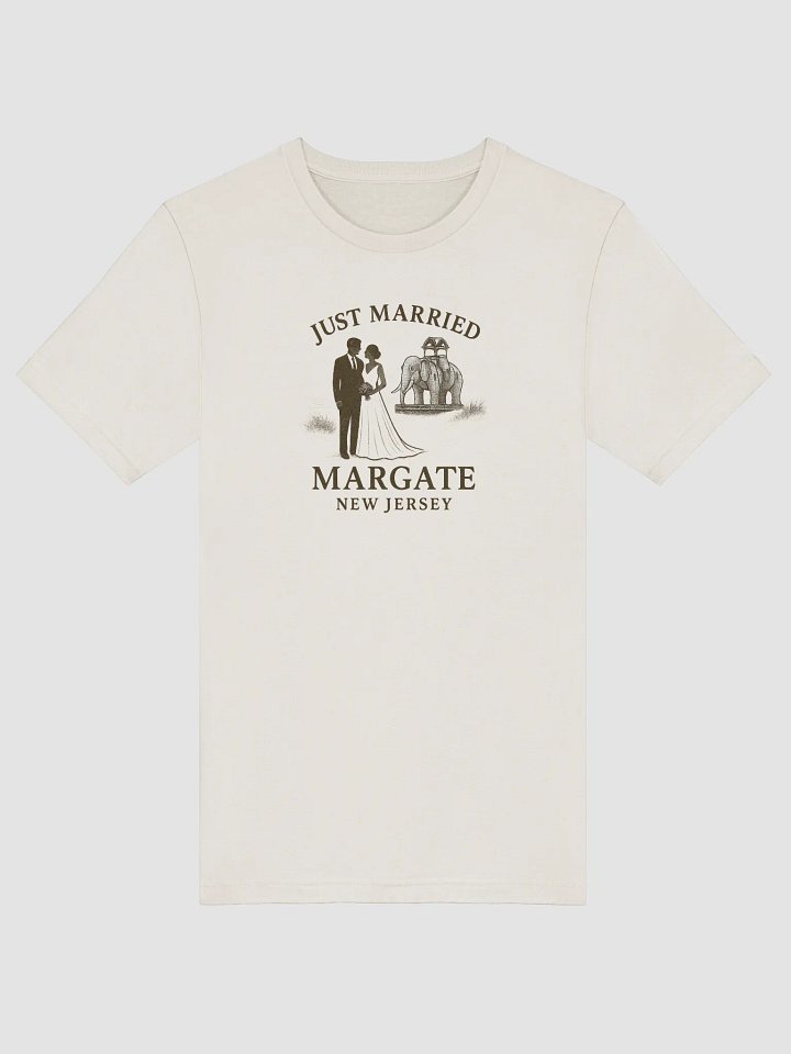 Margate NJ "Just Married" Ultra-Soft Wedding Tee product image (1)