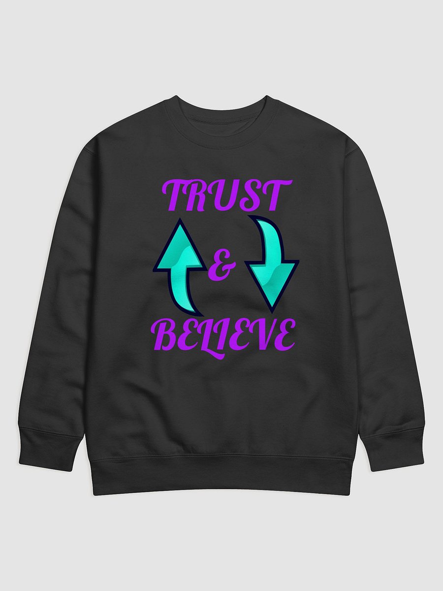Trust Believe Christian Sweatshirt - Faith Motivational product image (4)