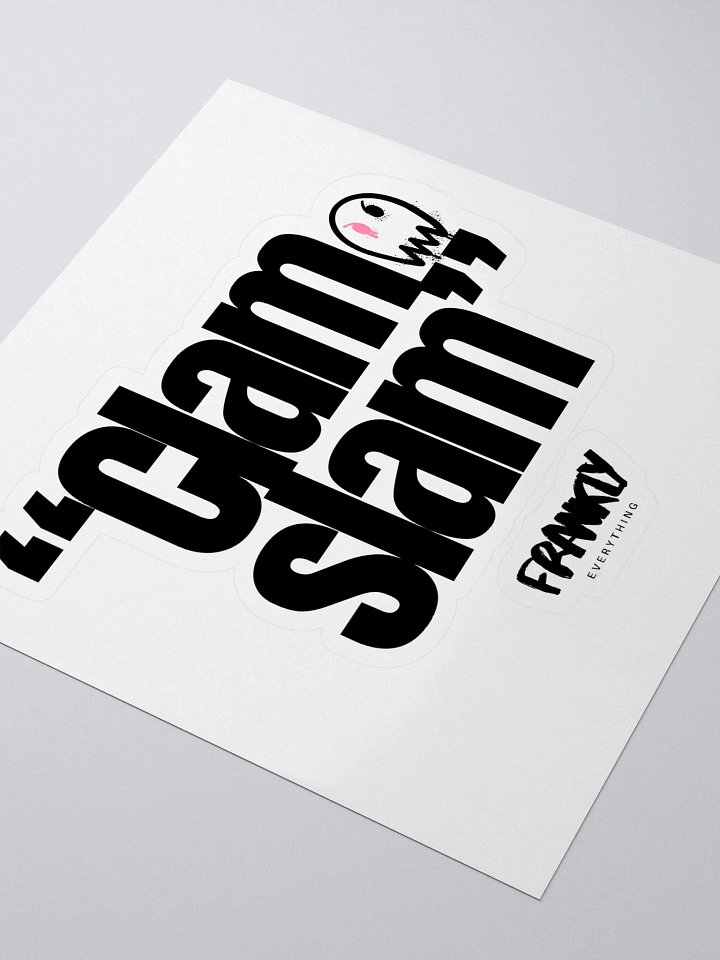 Dark Clam-Slam Sticker product image (1)
