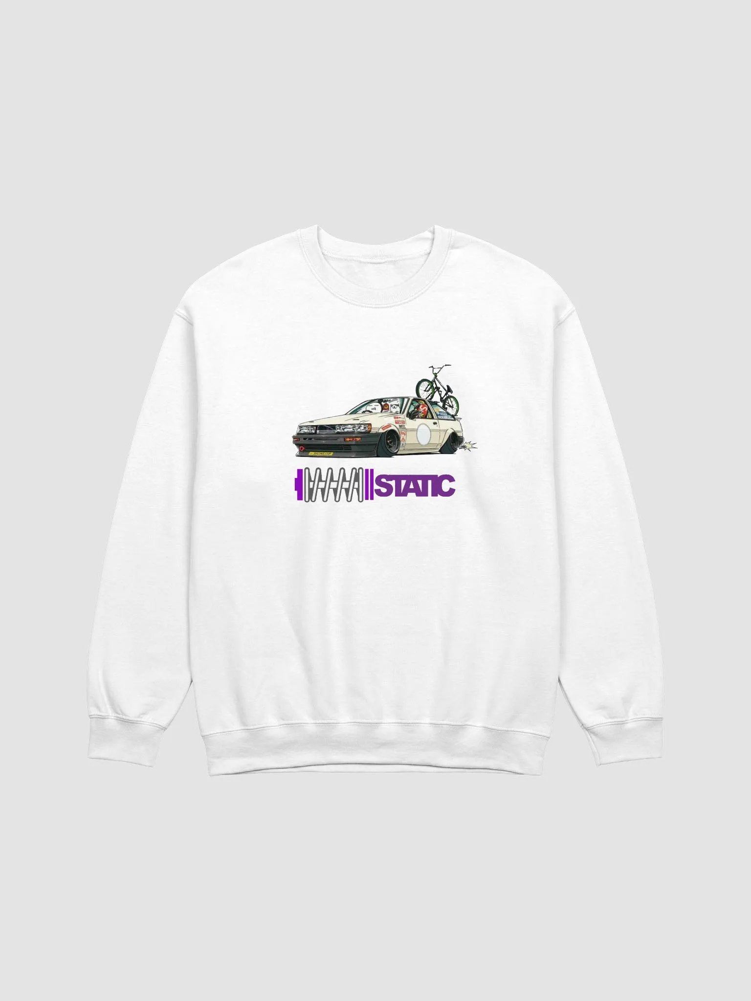 Static JDM Car Crewneck Shirt product image (1)