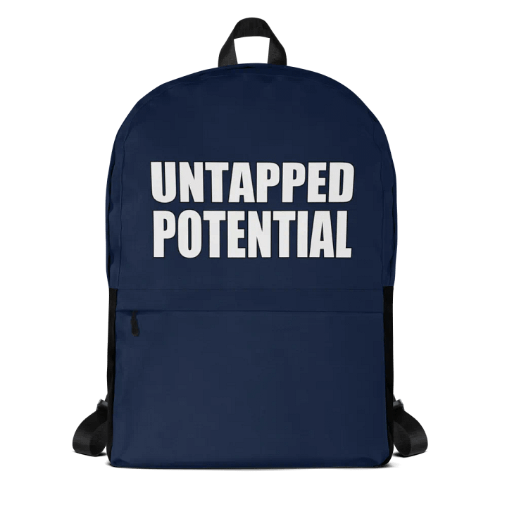 Untapped Potential Navy Blue Backpack product image (1)