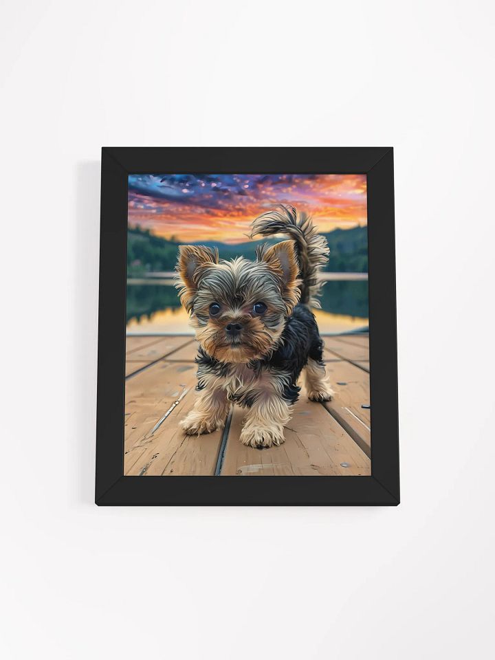 Sunset Paws: Framed Matte Poster product image (2)