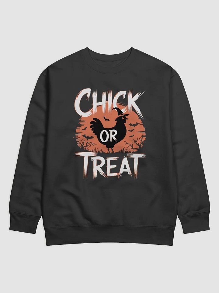 CHICK OR TREAT Premium Halloween Sweatshirt product image (1)