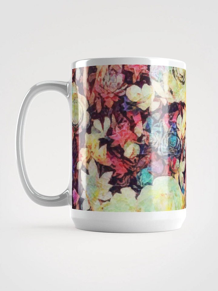 Abstract Graphic | White Coffee Mug | Enchanting Succulent product image (1)