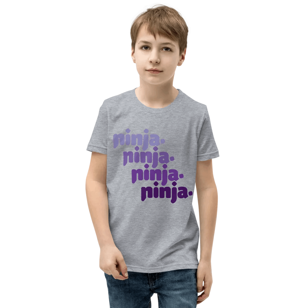Quad Ninja Kids Tee: Purple product image (2)