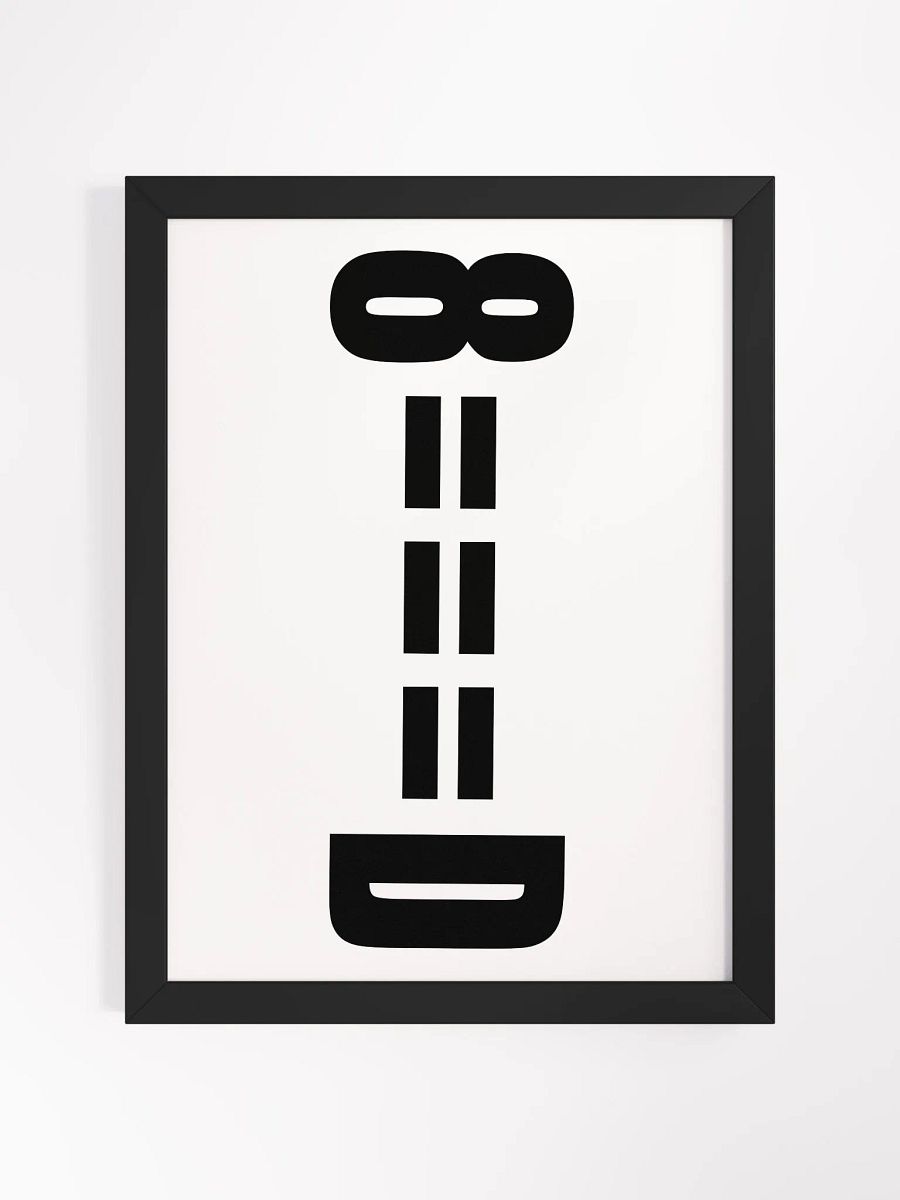 8===D Framed High-Quality Matte Poster product image (1)