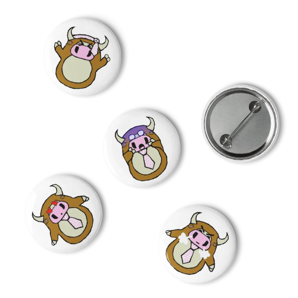 Bovine Button Pins product image (4)