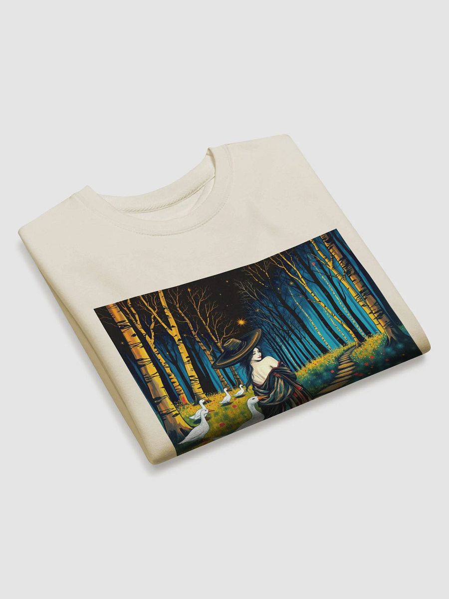 Enchanted geese Forest Cotton Sweatshirt product image (3)