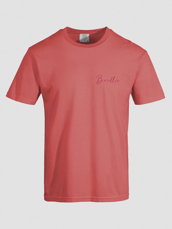 Bardlie Classic Embroidered Tee – Flamingo Pink Logo Edition product image (8)